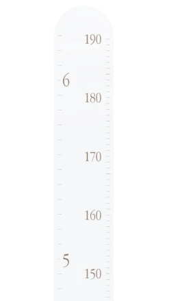 Abricotine Échelle De Croissance Blanche -Bébés Produits Boutique abricotine echelle de croissance blanche