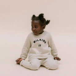 Claude & Co Sweat Milking ItOat -Bébés Produits Boutique claude co sweat milking it oat 2