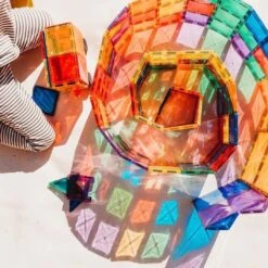 Connetix Ensemble Créatif Arc-en-ciel 100 Pièces -Bébés Produits Boutique connetix ensemble creatif arc en ciel 100 pieces 4