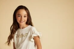 Creamie Haut à Manches Courtes Les Fleurs -Bébés Produits Boutique creamie haut a manches courtes les fleurs 4