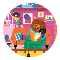 Djeco Casse-tête Géant - La Maison Des P’tits Copains (36 Mcx) -Bébés Produits Boutique djeco casse tete geant la maison des ptits copains 2