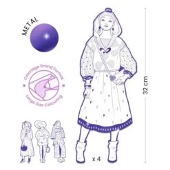 Djeco Demoiselles à Colorier Zaho 5 Djeco Demoiselles à Colorier Zaho -Bébés Produits Boutique djeco demoiselles a colorier zaho 2