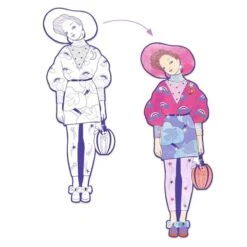 Djeco Demoiselles à Colorier Zaho