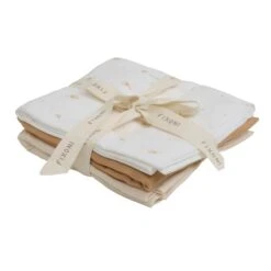 Fixoni Trio De Grandes Mousselines Dandelions Beige -Bébés Produits Boutique fixoni trio de grandes mousselines dandelions beig 2