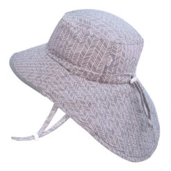Jan & Jul Chapeau Aventure Grey Herringbone -Bébés Produits Boutique jan jul chapeau aventure grey herringbone 2