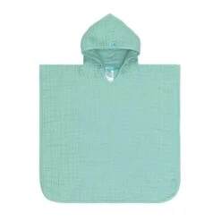 LÄSSIG Laessig Poncho De Bain En Mousseline Menthe -Bébés Produits Boutique laessig poncho de bain en mousseline menthe 2