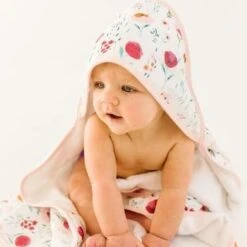 Loulou Lollipop Ensemble Serviette Rosey Bloom