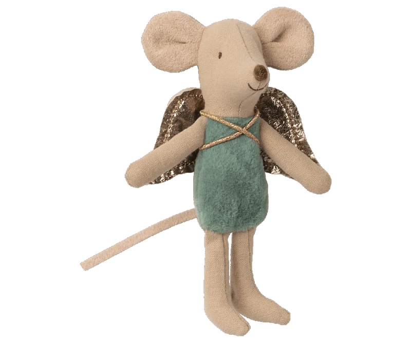 Maileg Souris Petite Fée Aqua 1 Maileg Souris Petite Fée Aqua