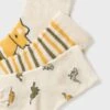Mayoral Chaussettes Pour Bébé Ensemble De 3 Dinosaures