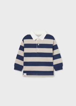 Mayoral Polo Rayé Piedra-Azul