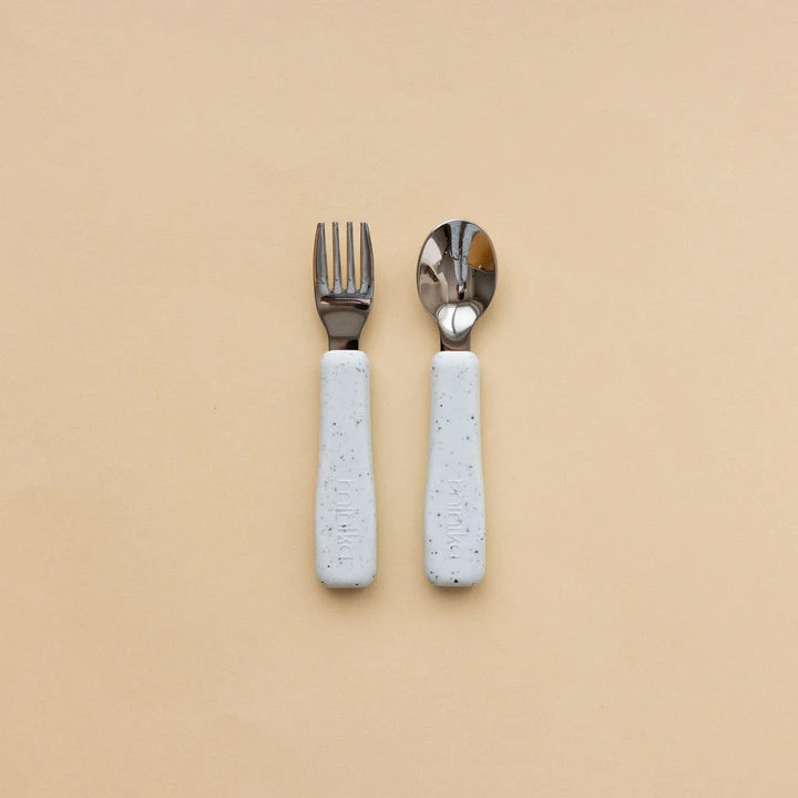 Minika Ensemble Cuillère Et Fourchette Ice 2 Minika Ensemble Cuillère Et Fourchette Ice – Image 2