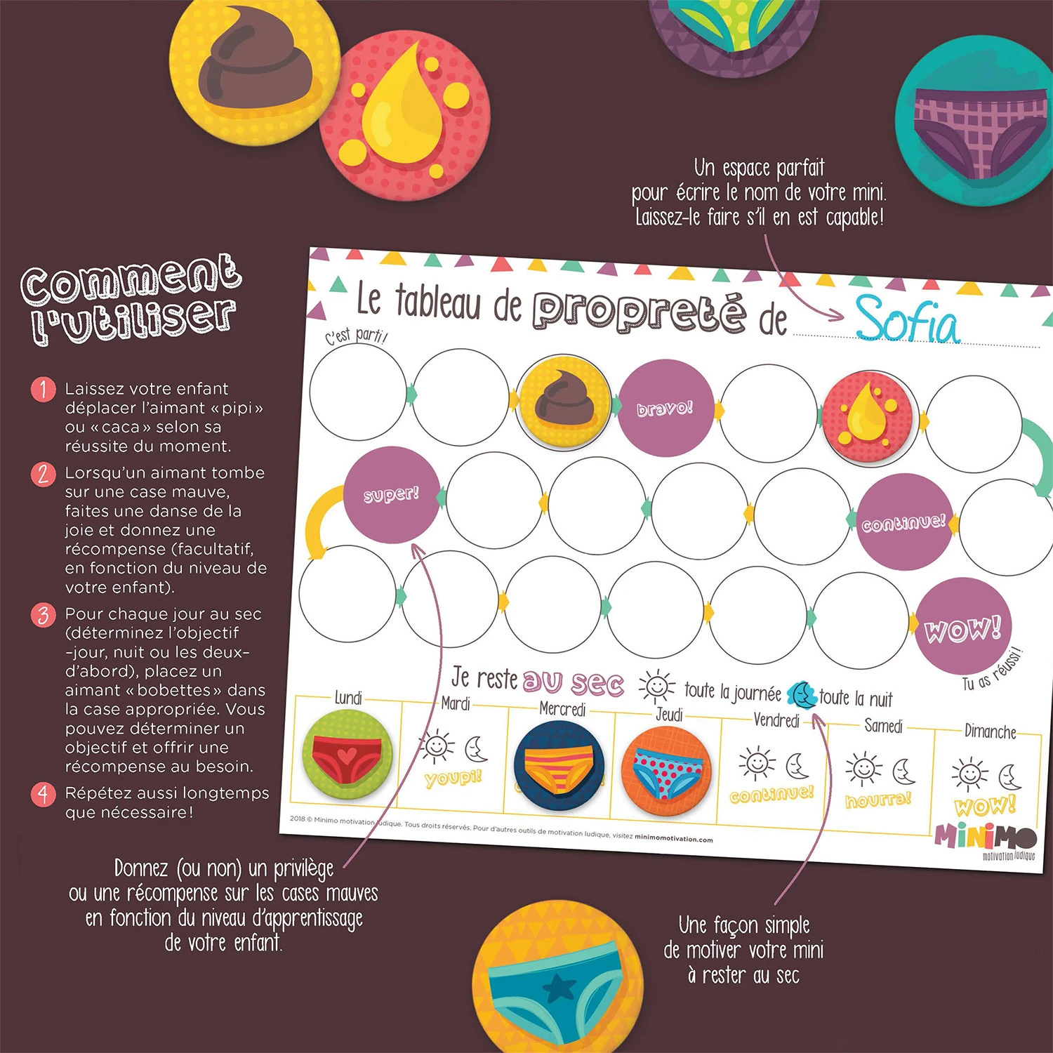 Minimo Motivation Mon Tableau De Propreté 4 Minimo Motivation Mon Tableau De Propreté – Image 4