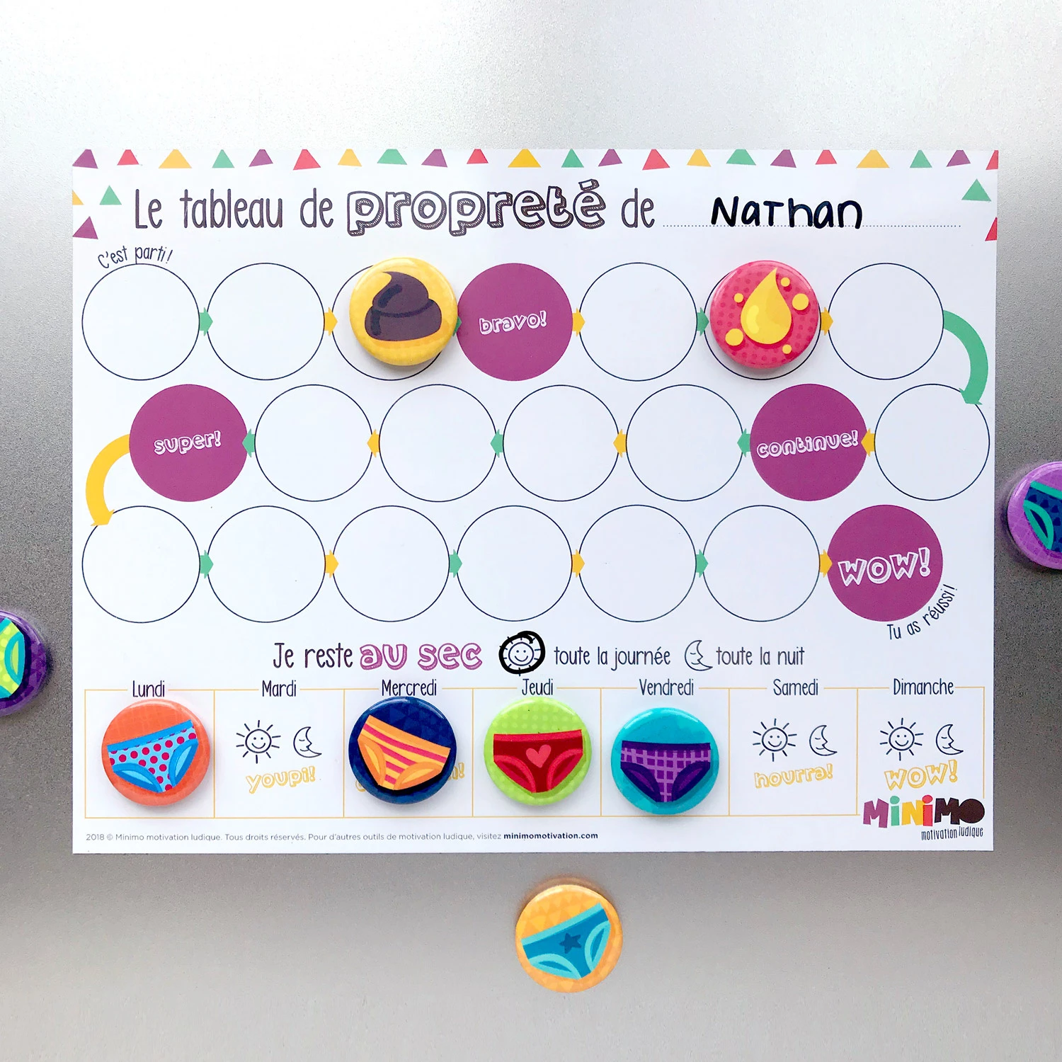 Minimo Motivation Mon Tableau De Propreté 5 Minimo Motivation Mon Tableau De Propreté – Image 5