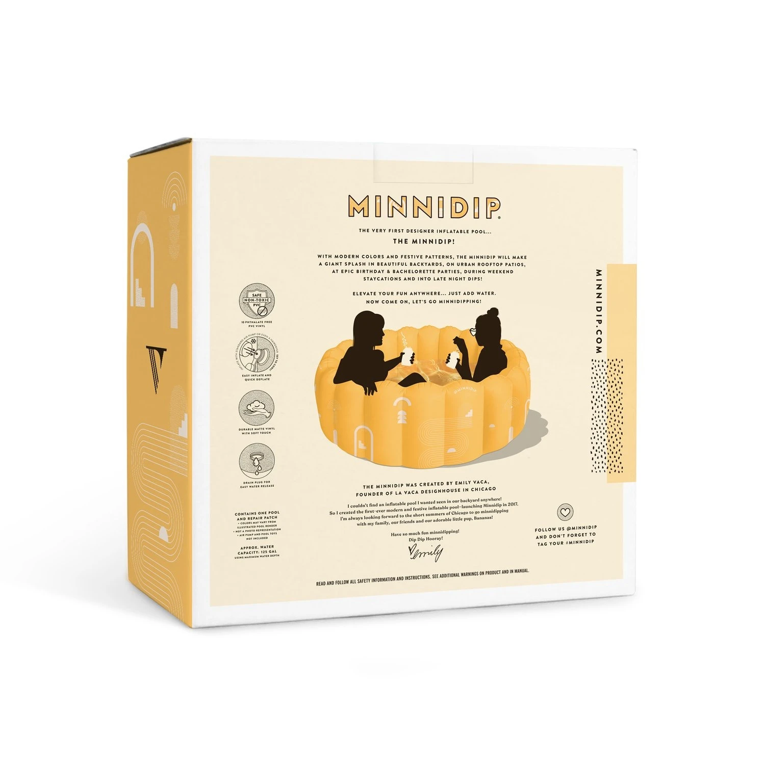 Minnidip Piscine Sunwashed Marigold 4 Minnidip Piscine Sunwashed Marigold – Image 4
