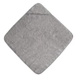 Mushie Serviette à Capuche Gray -Bébés Produits Boutique mushie serviette a capuche gray 2