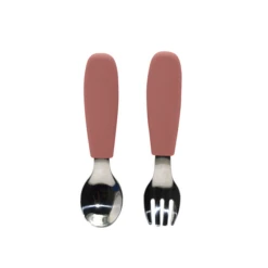 Noüka Ensemble Cuillère Et Fourchette Deep Moon