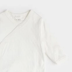 Petit Lem Pyjama Une Pièce En Pointelle Blanc -Bébés Produits Boutique petit lem pyjama une piece en pointelle blanc 2
