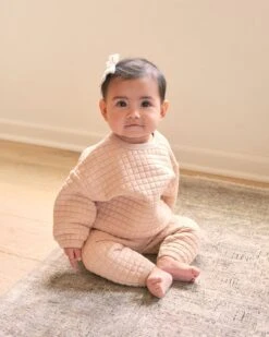 Quincy Mae Ensemble Matelassé Shell -Bébés Produits Boutique quincy mae ensemble matelasse shell 2