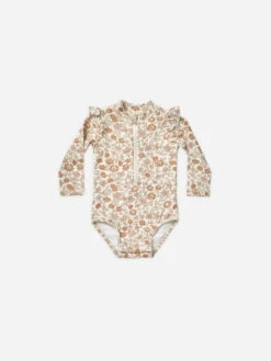 Quincy Mae Maillot Une Pièce Manches Longues Garden -Bébés Produits Boutique quincy mae maillot une piece manches longues garde 2