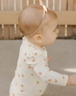 Quincy Mae Maillot Une Pièce Manches Longues Oranges -Bébés Produits Boutique quincy mae maillot une piece manches longues orang 3