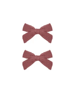 Rylee + Cru Ensemble De 2 Boucles Sur Barrettes Raspberry