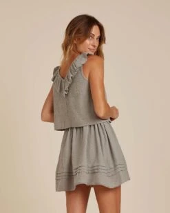 Rylee + Cru Haut Court Ruffle Pool Femme