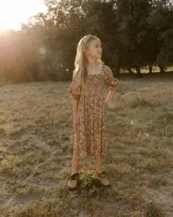 Rylee + Cru Robe Adelaine Harvest -Bébés Produits Boutique rylee cru robe adelaine harvest 4