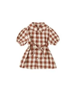 Rylee + Cru Robe Olive Ruby Red -Bébés Produits Boutique rylee cru robe olive ruby red 2