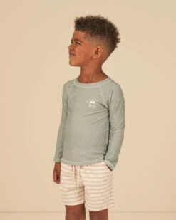 Rylee + Cru Short De Piscine Vintage Stripe